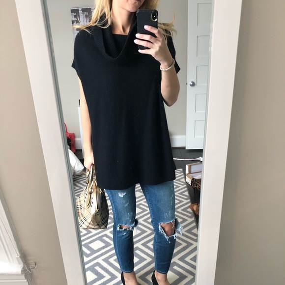 Vince Sweaters - Vince Black 100% Cashmere Sweater